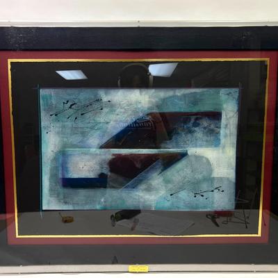 Framed Abstract Art Print 