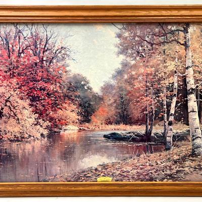 Framed Print Landscape by Robert Wood
