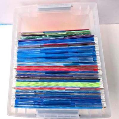 Large Tote Of Filing Folders #1