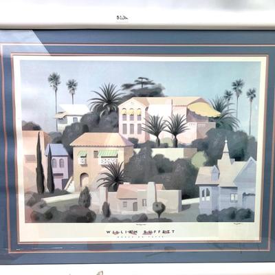 ‘Hollywood’ Art Print Signed by William Buffett