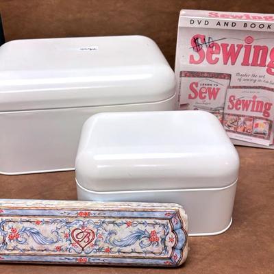 Sewing & Tin Storage 