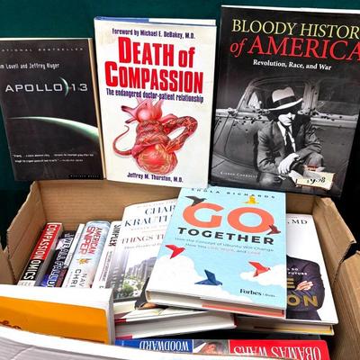 “Apollo 13,” “Bloody History Of America,” & More Books