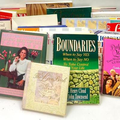 Large Book & Cookbook Collection 