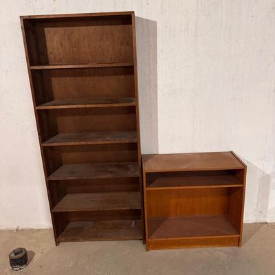 (2) Wooden Shelves 