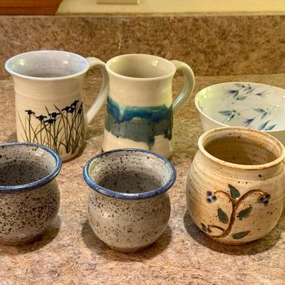 (6) Cute Coffe Mugs-some Signed 
