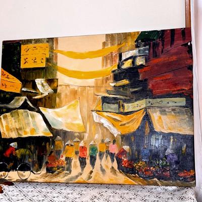 Colorful Market Painting