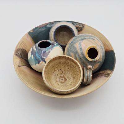 (4) Fun Art Pottery Items