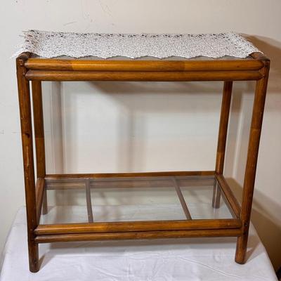 Two Tier - Glass Top Table 