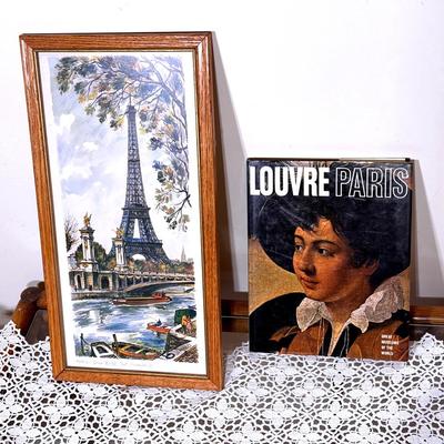 Pout Alexaudre III Raphael Print And A Louvre Museum Book