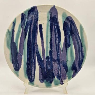 Vintage Pottery Decorative Plate