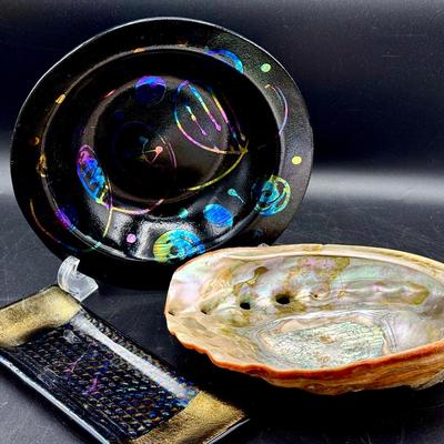 (3) Iridescent Items 