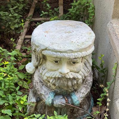 Plastic Santa Stump 