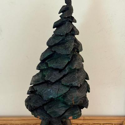 Wooden Pine Tree