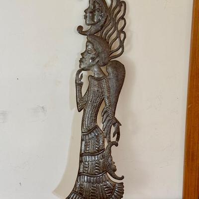 Metal Moon Woman Art