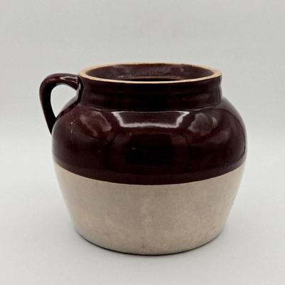 Stoneware Bean Crock