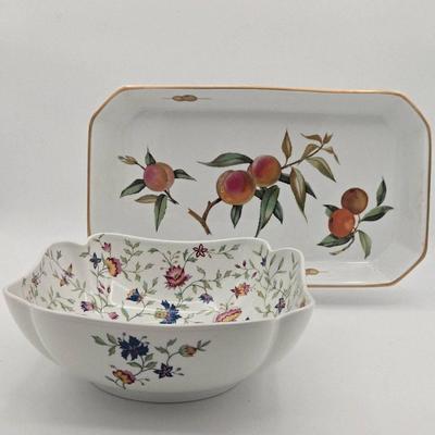 Royal Limoges Adriana  & Royal Worcester Evesham Dishes