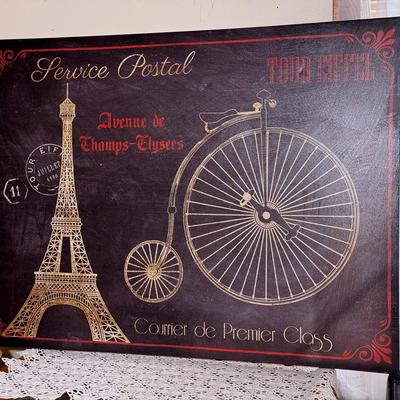 Paris Themed Canvas Print