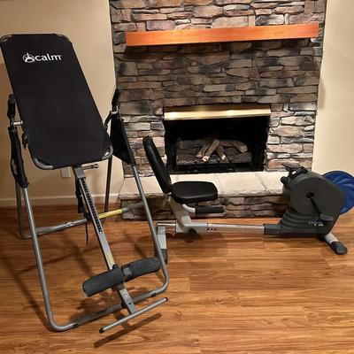 Lifestyle Exercise Bike and Calm Inversion Table