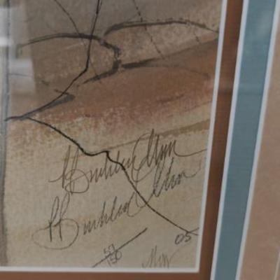Sale Photo Thumbnail #35: P. Buckley Moss Double Signed Print