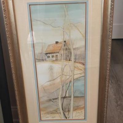 Sale Photo Thumbnail #34: P. Buckley Moss Double Signed Print