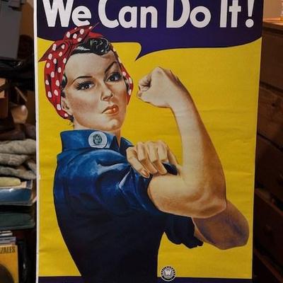 Vintage “Rosie the Riveter” Poster
