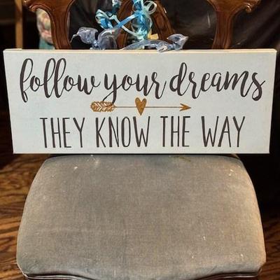 Canvas Print with Inspirational Text