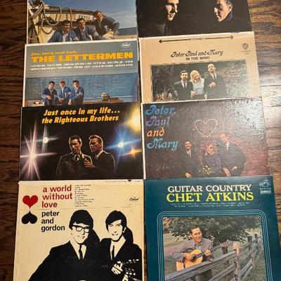 8 Vinyl Records with Various Artists