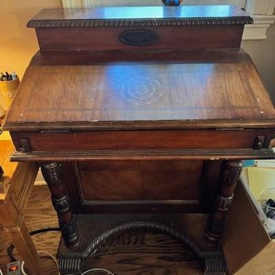 Captain Jack Clipper Ship 1890 Writing Desk