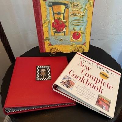 3 Cookbooks and Recipe Binders