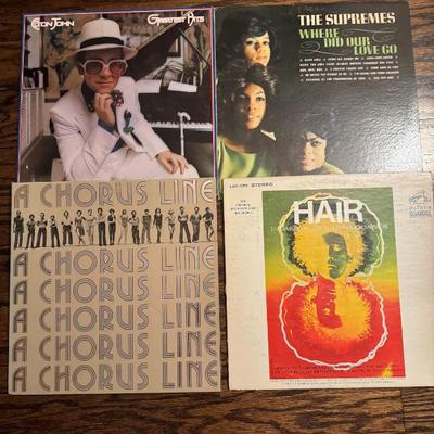 4 Assorted Vinyl Records