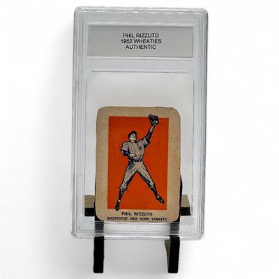 1952 Wheaties Phil Rizzuto Encased