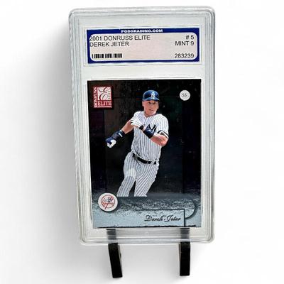 2001 Donruss Elite #5 Derek Jeter PGS 9