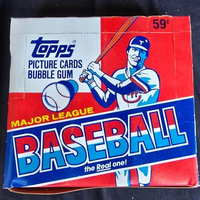 1986 Topps Baseball Cello Box w/ 24 Factory Sealed Packs Bo Jackson RC