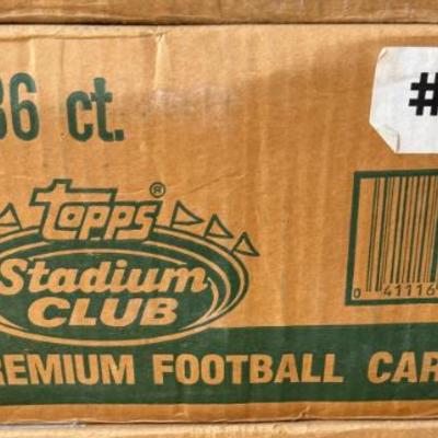 1991 Topps Stadium Club Football Factory Sealed 12 Box Case Brett Favre Rookie