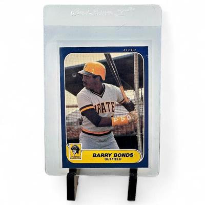 1987 Fleer #U-14 Barry Bonds Rookie