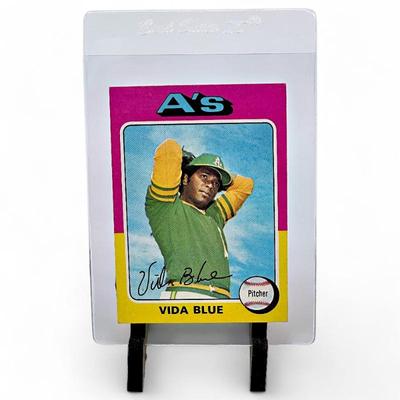 1975 Topps #510 Vida Blue