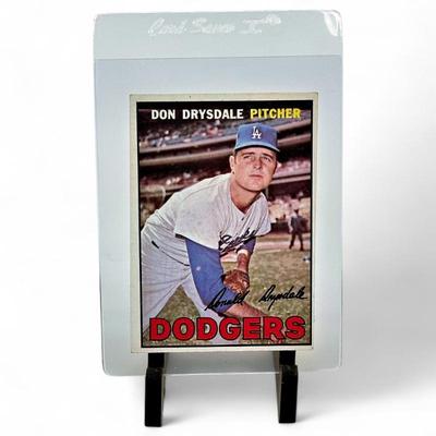 1967 Topps #55 Don Drysdale