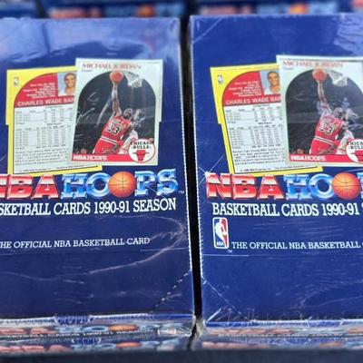 1990 NBA Hoops (4) Box Lot Factory Sealed Michael Jordan