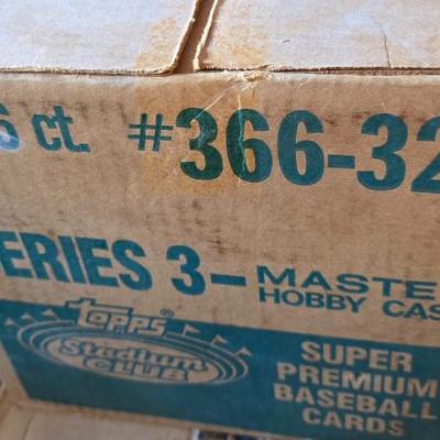 1992 TOPPS STADIUM CLUB BASEBALL SERIES 3 MASTER HOBBY CASE 16/36