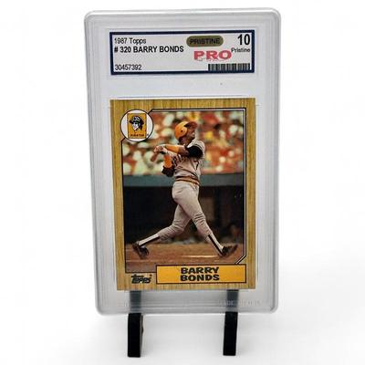 1987 Topps #320 Barry Bonds PR0 10 Rookie