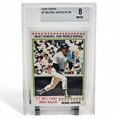 1978 Topps #7 Reggie Jackson Beckett 8