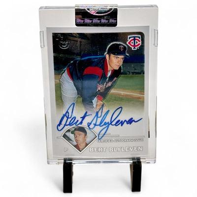 2003 Topps Certified #TA-BB Bert Blyleven Autograph Card