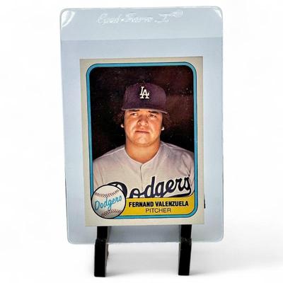 1981 Fleer #140 Fernando Valenzuela Rookie