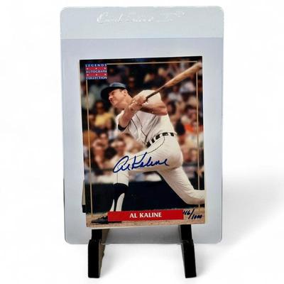 1996 Legends Autograph Collection Al Kaline Autograph Card