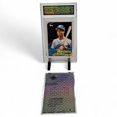 1989 Topps Traded #41T Ken Griffey Jr. CTA 9 Mint Rookie