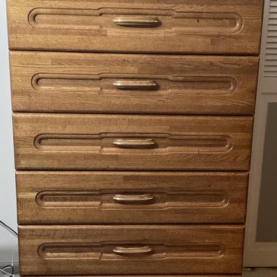 Six Drawer Pop Top Chest With Mirror 