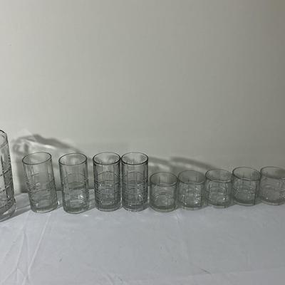 Set Of Matching Glasses & Pitcher 