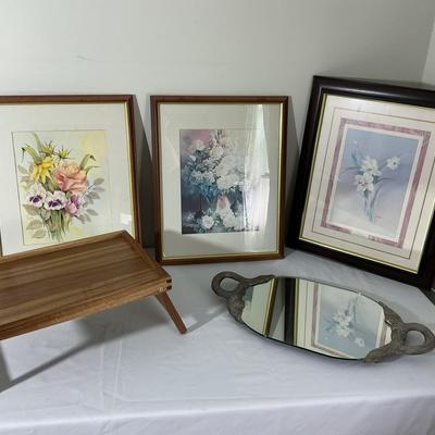 Flower Paintings & Trays