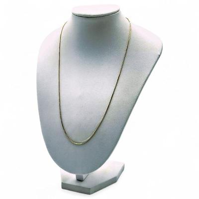 Sale Photo Thumbnail #276: Gold-Tone 925 Sterling Silver Adjustable Snake Chain