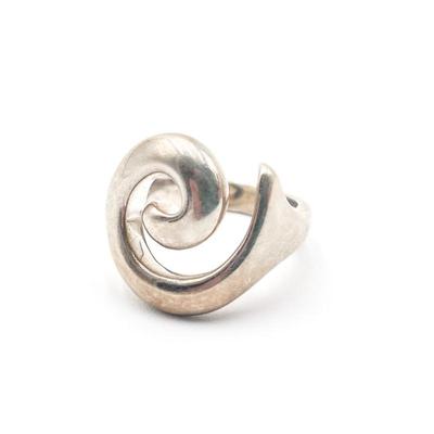 Sale Photo Thumbnail #113: Robert Lee Morris Sterling Silver Spiral Ring